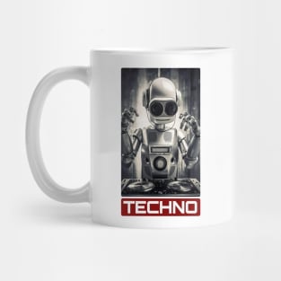 Techno Robot DJ Mug